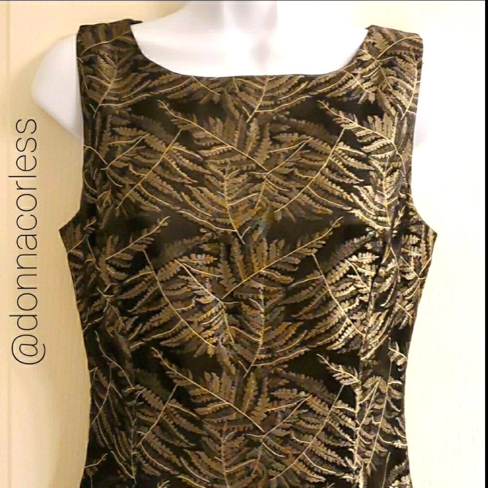 Jessica McClintock Sleeveless Maxi Dress 6